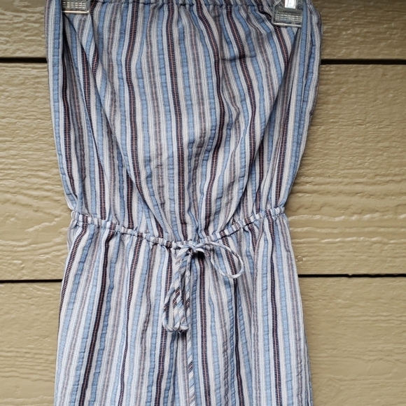 BLUE LIFE STRIPE BELL JUMPER  Blue Stripe S Jumpsuit - Picture 3 of 8